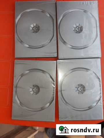 Боксы для CD/DVD 14мм новые серебро глянец Отрадная - изображение 1