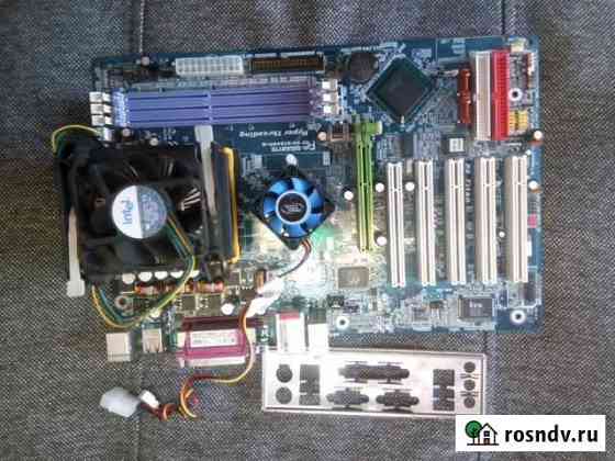 Мат. плата gigabyte GA-8I848P-G с процессором Б/У Тюмень