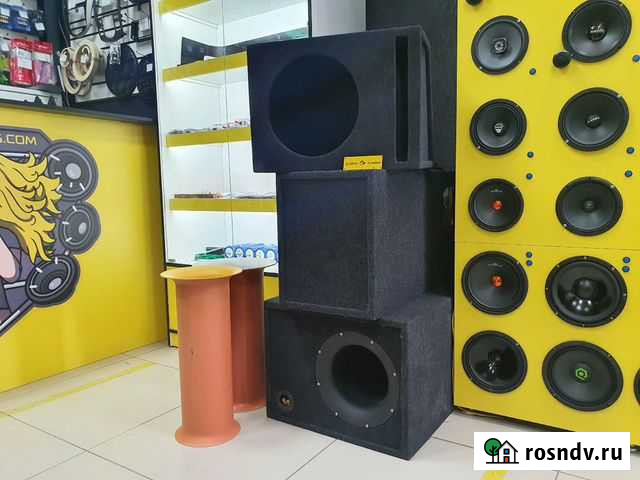 Короба для сабвуферов 10, 12 и 15 зя, фи Уфа - изображение 1