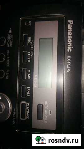 Факсимильный аппарат Panasonic Новосибирск - изображение 1