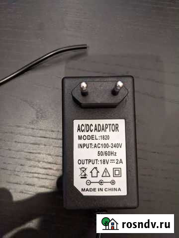 Блок питания 18v 2A новый Ростов-на-Дону - изображение 1