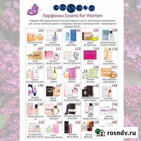 Элитный парфюм Essens Янтарный
