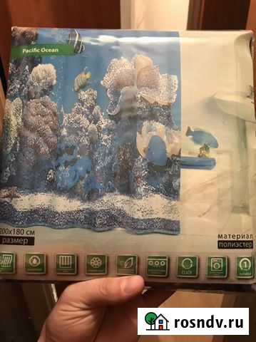 Шторка для ванной новая Подольск - изображение 1