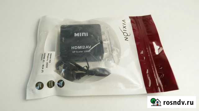 Конвертер вход hdmi - выход AV (RCA / тюльпаны) Бердск - изображение 1