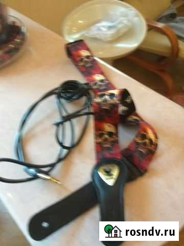 Гитары ремень и шнур новые Кропоткин - изображение 1