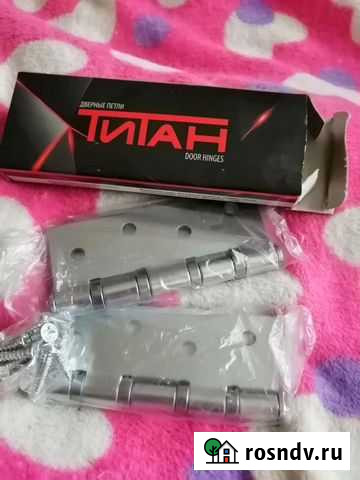 Петли хромавые (универсальные) 100х75х2NP Нерюнгри - изображение 1