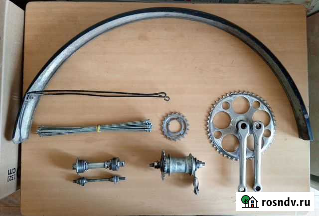 Запчасти на велосипед шатуны каретка втулка Людиново - изображение 1