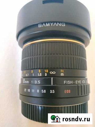 Samyang 8mm f3.5 fish-eye cs Симферополь - изображение 1
