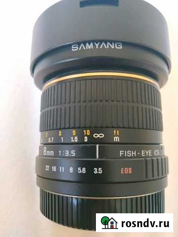 Samyang 8mm f3.5 fish-eye cs Симферополь - изображение 1