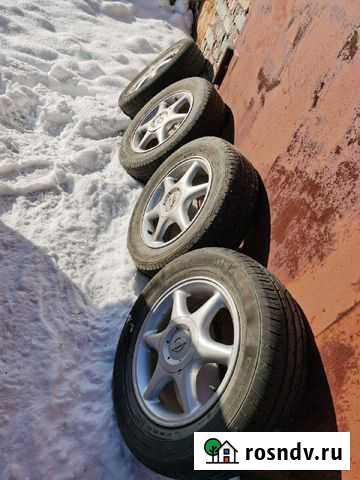 Колеса 195/65 R15 на оригинальном литье Nissan Новосибирск - изображение 1