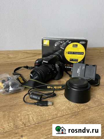 Зеркальный фотоаппарат nikon d5300 полный комплект Кемерово - изображение 1