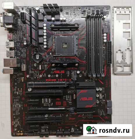 Топовая материнская плата asus prime X370-A AM4 Псков - изображение 1