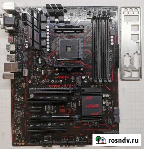 Топовая материнская плата asus prime X370-A AM4 Псков - изображение 1