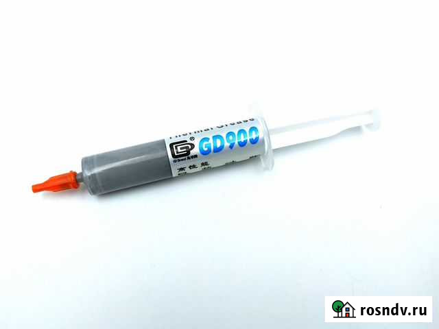 Термопаста GD900 4.8Вт/кв.м., 15гр, шприц Новосибирск - изображение 1