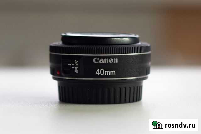 Объектив Canon 40 mm 1:2.8 STM (байонет Canon EF) Мытищи - изображение 1