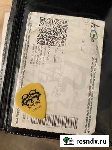 Медиатор Кори Тейлора / Corey Taylor / Stone Sour Санкт-Петербург - изображение 1