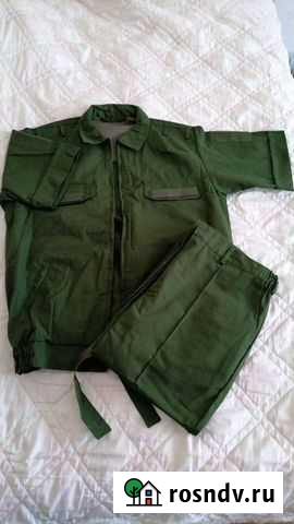 Костюм офисный штабной зеленый короткий рукав Благовещенск - изображение 1