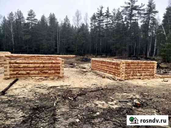 Сруб из зимнего леса 3x6 высота 2.2м Мариинский Посад