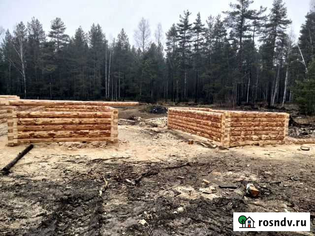 Сруб из зимнего леса 3x6 высота 2.2м Мариинский Посад - изображение 1
