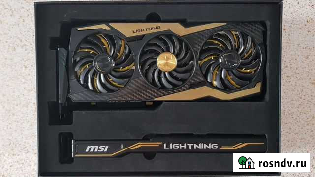 MSI RTX 2080 Ti lightning Z на гарантии ещё 2 года Магнитогорск - изображение 1