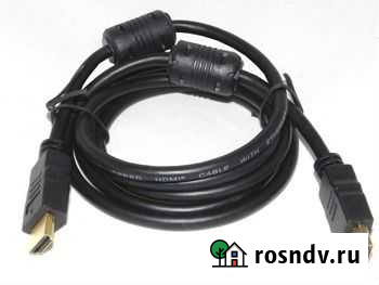 Кабель hdmi-hdmi, gold 1,5 м Белгород - изображение 1