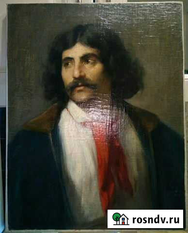 Антикварный портрет мужчины. 1900 год Жуковский - изображение 1