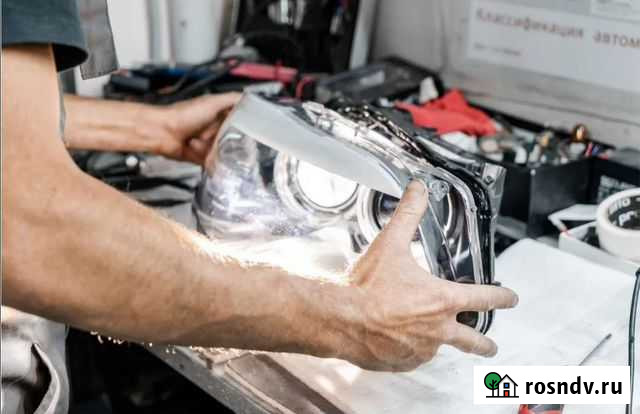 Ремонт автомобильных фар,установка линз, полировка Набережные Челны - изображение 1