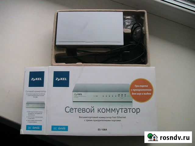 Сетевой коммутатор Zyxel ES-108A Саратов - изображение 1