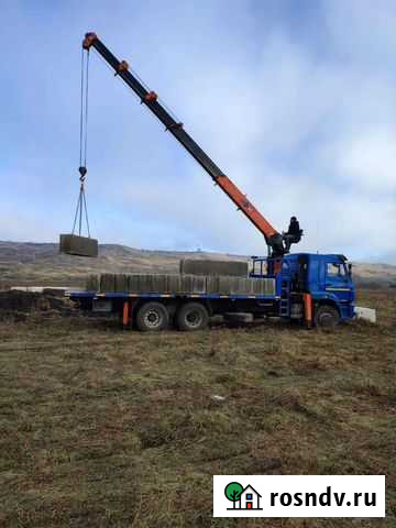 Услуги манипулятора 6тонн, платформа 20+ тонн Черкесск - изображение 1