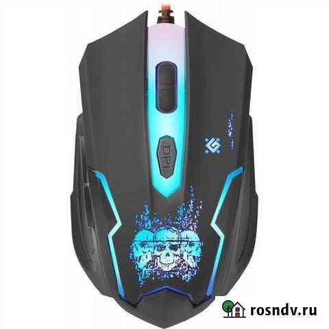 Игровая Мышь Defender GM-180L Skull + коврик Чебоксары
