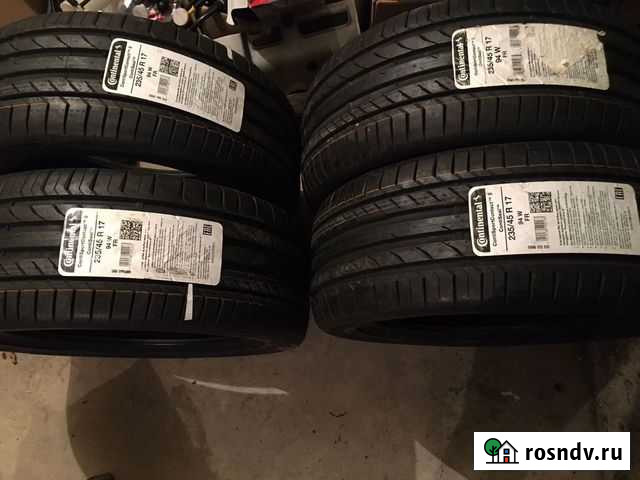 Continental ContiSportContact 5 235/45 R17 94W 4шт Псков - изображение 1