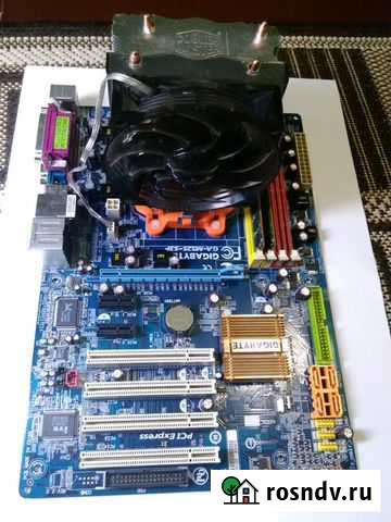 Материнская плата Gigabyte c процессором AMD Добрунь - изображение 1