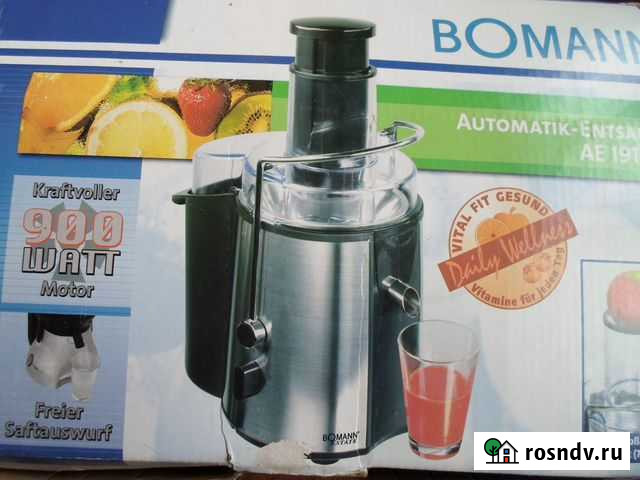 Новая соковыжималка bomann AE 1915 CB Севастополь - изображение 1
