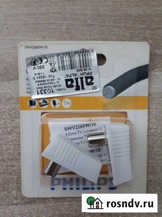 Разъем антенный philips SWV2560W/10 (2 шт вилка) Нижнекамск - изображение 1