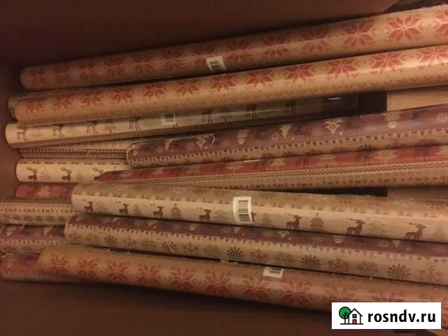 Упаковочная дизайн. бумага новогодняя, рождество Санкт-Петербург - изображение 1