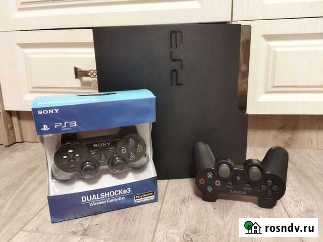 Sony playstation 3 PS3 slim с играми Тамбов - изображение 1