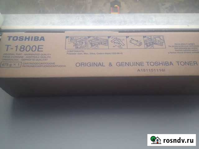 Тонер-картридж Toshiba T-1800E Барнаул - изображение 1