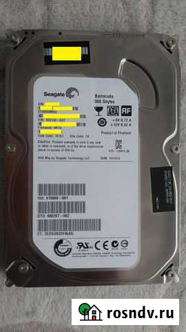 HDD 3,5 Seagate 500GB SATA ST500DM002-1BD142 Киреевск - изображение 1