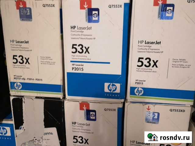 Картриджи hp Q7553X Люберцы - изображение 1