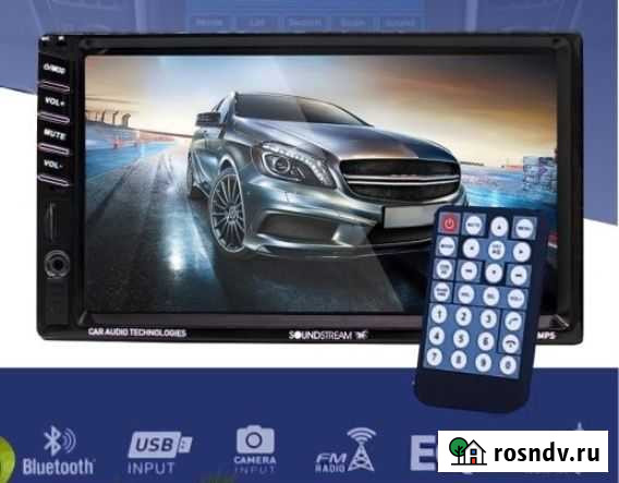 Новые 2DIN Магнитолы сенсор,блютус Барнаул - изображение 1