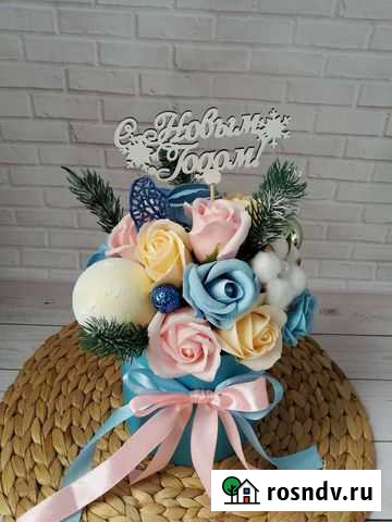 Букеты из мыльных цветов к Новому Году Омск - изображение 1