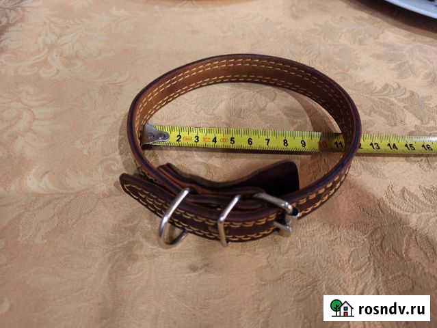 Ошейник кожаный Московский - изображение 1