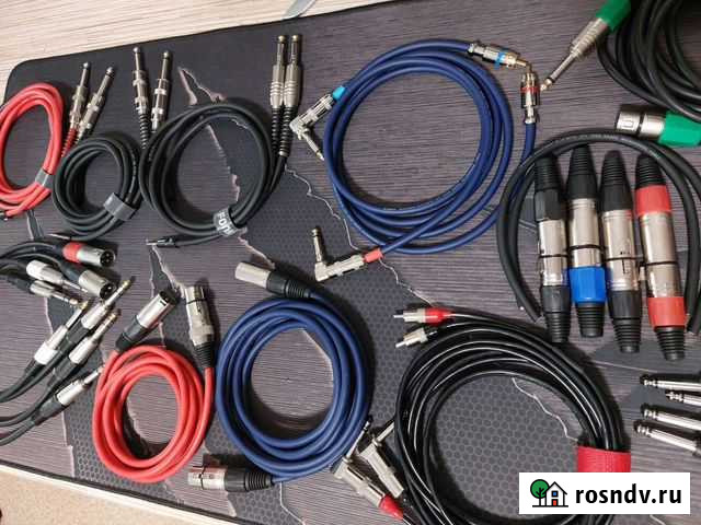 Коммутация и межблочные кабели XLR,RSA, Джек 6.3мм Воронеж - изображение 1