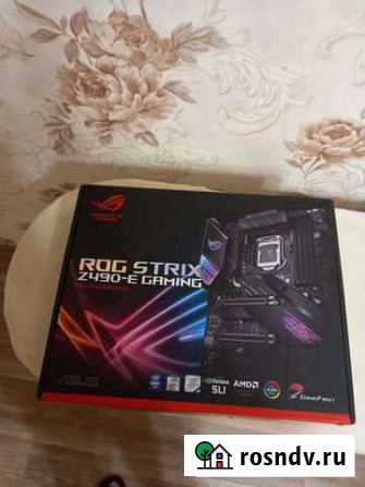 Материнская плата Asus z 490 e gaming Рязань - изображение 1