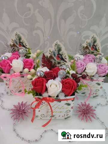 Мыльные розы в композициях Волжский - изображение 1