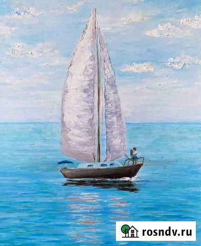 Картина маслом на холсте 35 на 45 см Томск - изображение 1