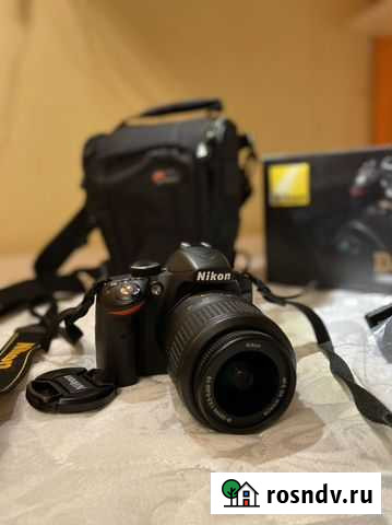 Зерк. фотоаппарат Nikon D3200 kit 18-55 + 55-200 Одинцово - изображение 1