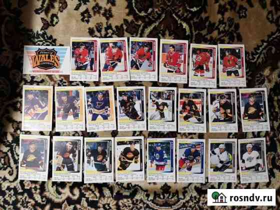 Наклейки хоккей нхл / NHL 1991 - 1992 Брянск