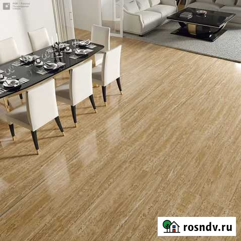 Керамогранит под травертин 120х40 медовый LLR Химки - изображение 1