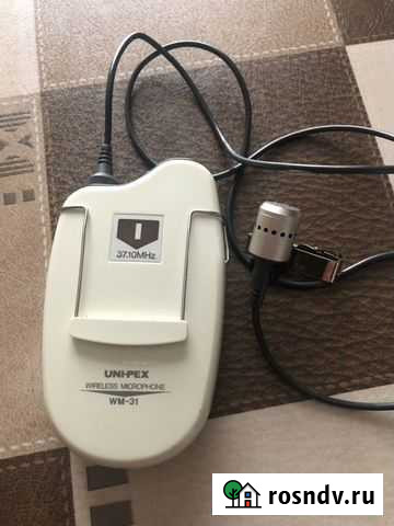 Петличный беспроводной микрофон UNI-PEX WM-31/к Мурманск - изображение 1